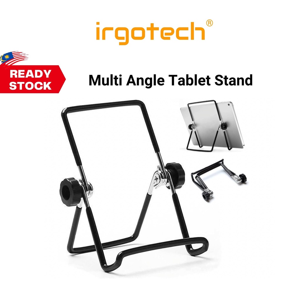 IRGOTECH Multi Angle Adjustable Tablet Stand , Monitor Stand , Tablet