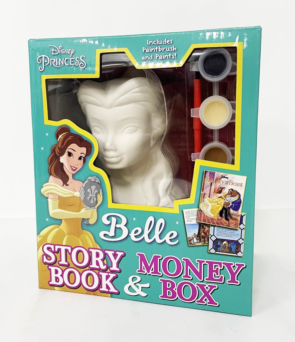 Disney Princess Paint Your Own Money Box For Kids With Story Book