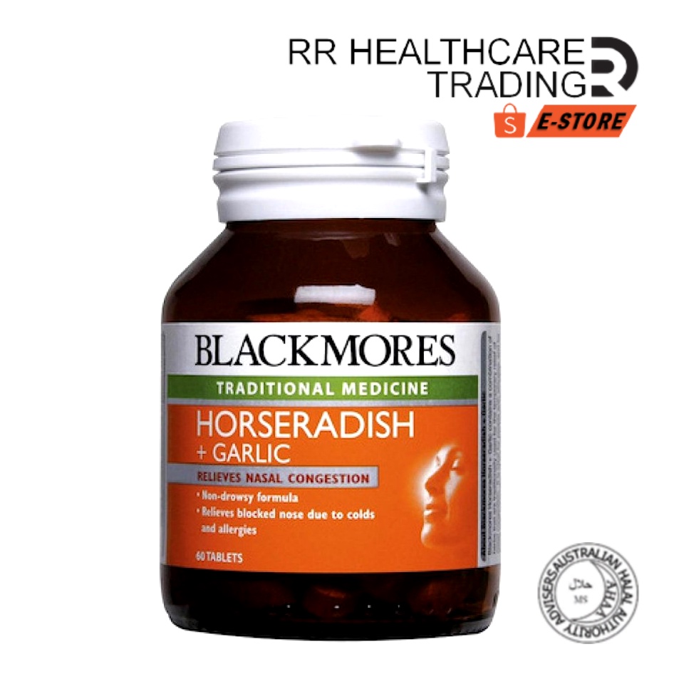 Blackmores Horseradish Garlic 60s (Relief Sinus & Resdung) Exp 12/2024 Shopee Malaysia