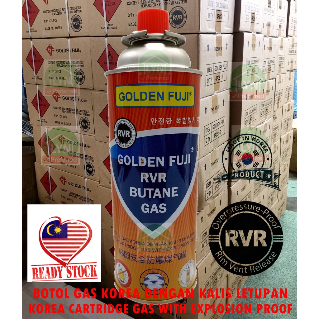 HI Performance Butane Gas cartridge Portable Camping Gas Safety Butane