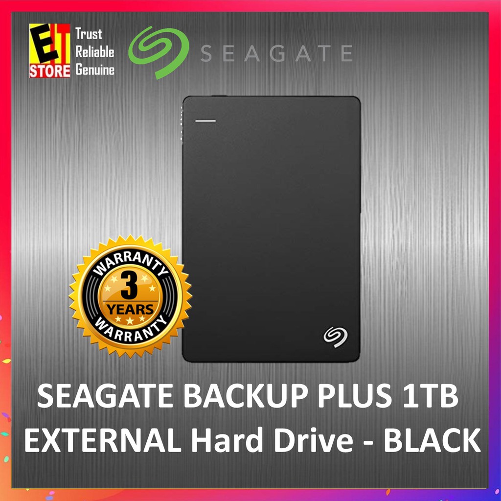 SEAGATE 1TB BACKUP PLUS PORTABLE HARD DRIVE SPACE GREY Shopee Malaysia