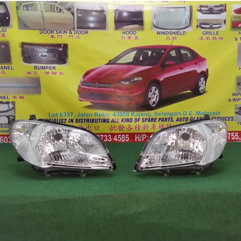 TOYOTA VIOS NCP42 20052007 FACELIFTED HEAD LAMP/ DEPAN LAMPU LH/RH