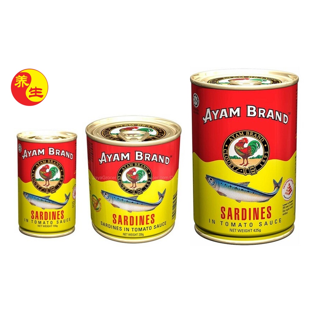 YST Ayam Brand Sardine in Tomato Sauce155g/230g/425g Shopee Malaysia