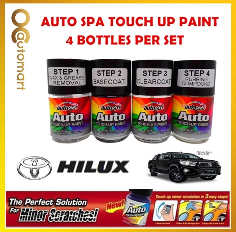 TOYOTA HILUX Original Touch Up Paint AUTOSPA Touch Up Combo Set (4