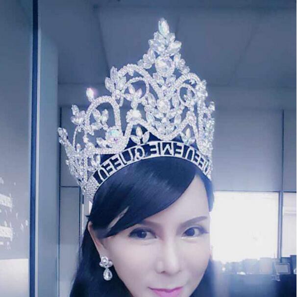 Miss Universe World Laurel Crown with Diamonds Crown Shopee Malaysia