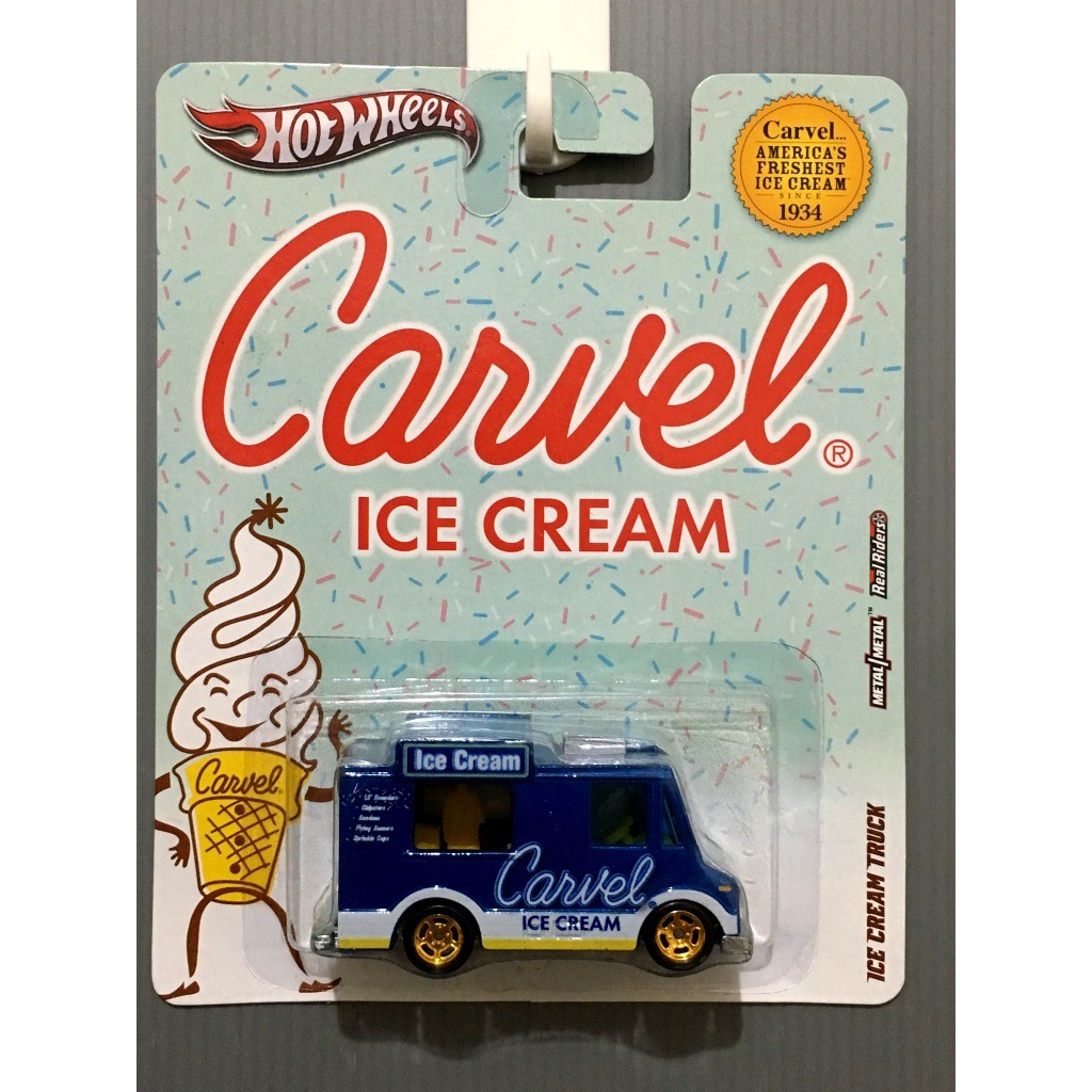 Hotwheels CARVEL ICE CREAM Ice Cream Truck Vintage Manufacture Diecast Cars, Trucks & Vans