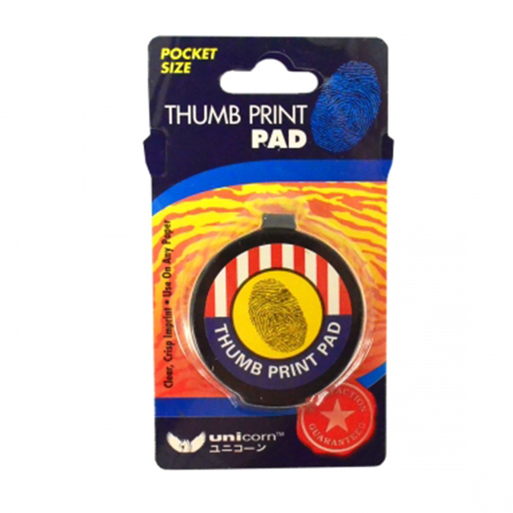 Thumb Print Ink Pad Black (Item No A1101 FPADBK) A1R3B45 Shopee