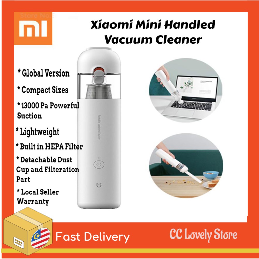 Xiaomi Mini Vacuum Cleaner (Global Version) (READY STOCK) Shopee Malaysia