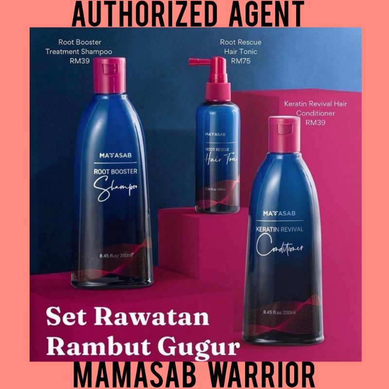 SYAMPOO RAMBUT GUGUR CONDITIONER HAIR TONIC LEBATKAN RAMBUT MAMASAB