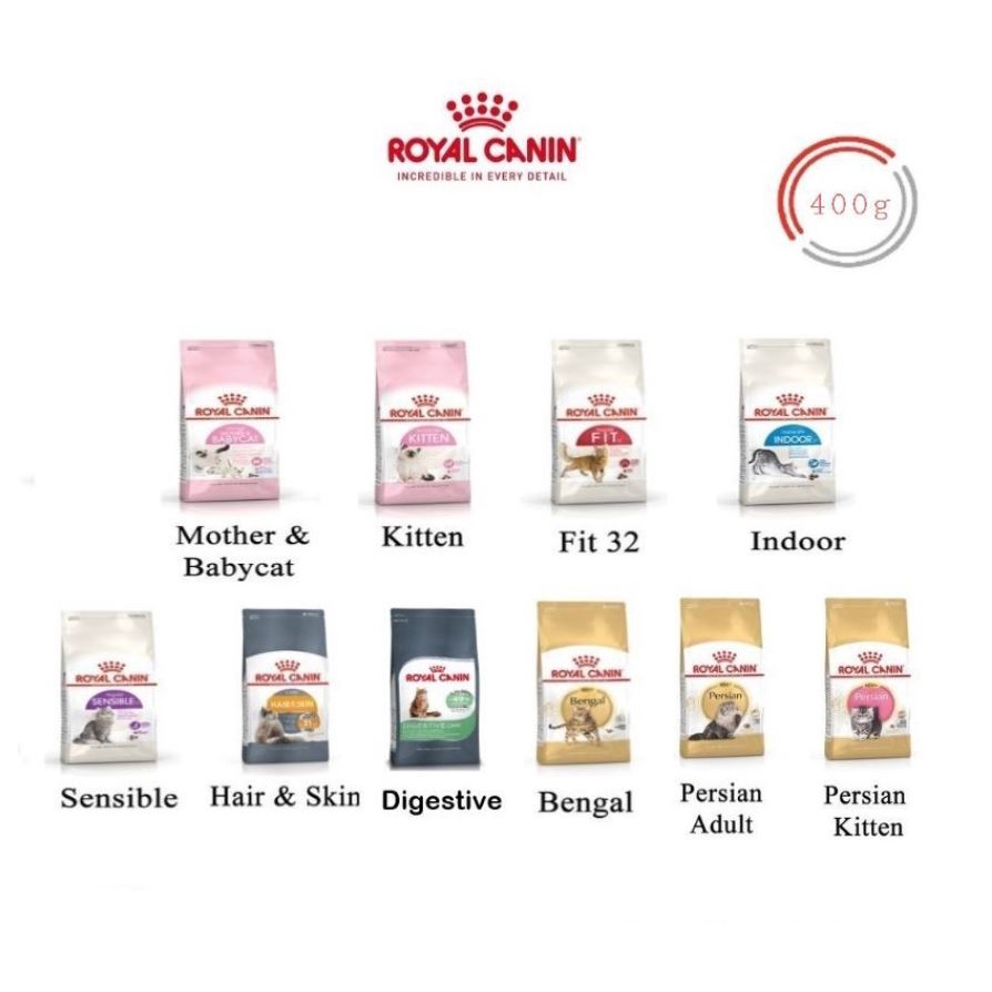 Royal Canin Dry Food 400g (Original packing) /Fit /Persian / Kitten