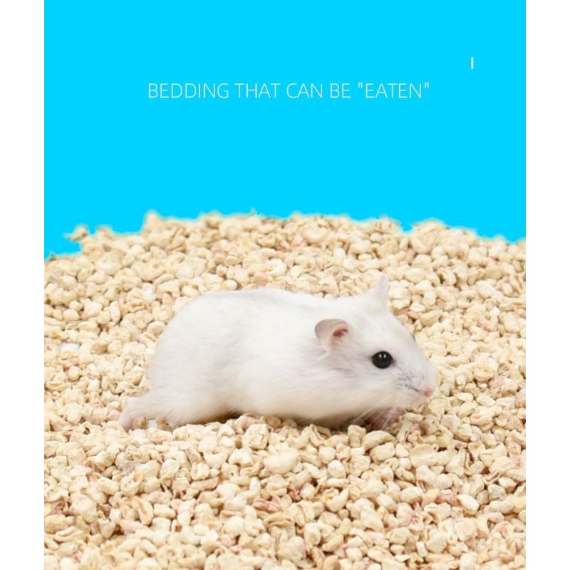 🔥Ready Stock🔥corn cob bedding 1000g /1kg for hamster， mice ，birds