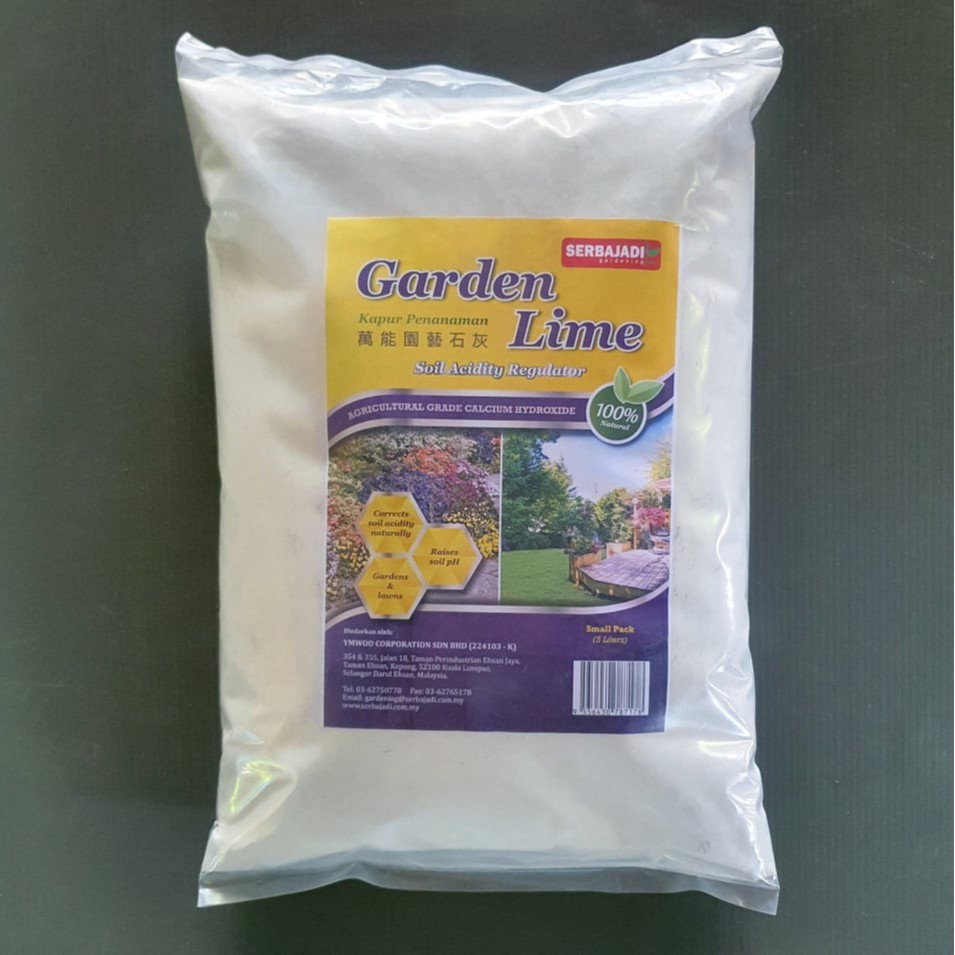 SERBAJADI GARDEN LIME AGRICULTURAL GRADE CALCIUM HYDROXIDE CONTAIN