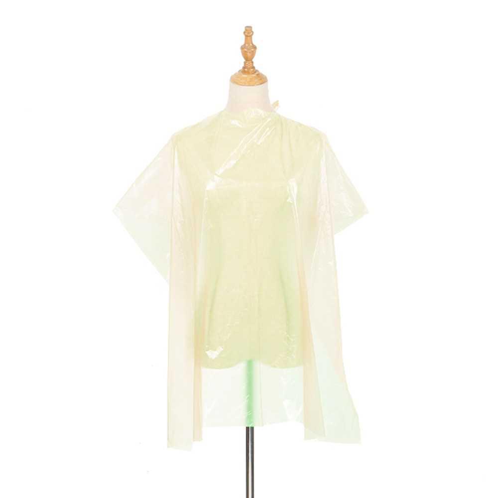 50PCS Disposable Waterproof Hair Salon Capes Haircut Apron Salon Shampoo Cape Salon Gown for