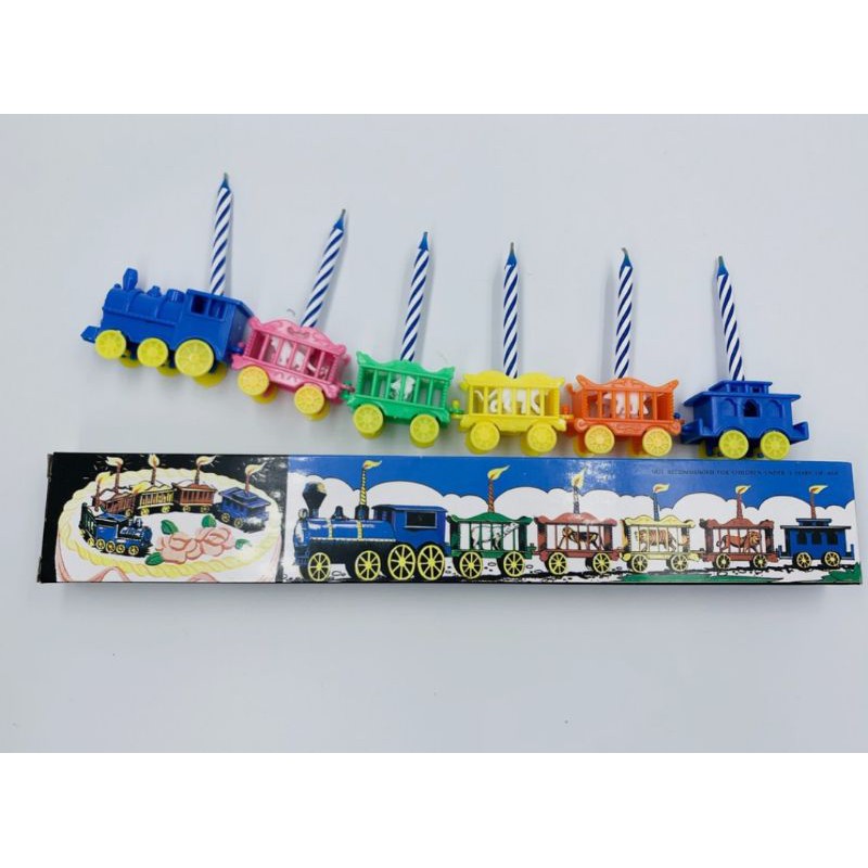 Birthday Train Candle Holder with Candle Shopee Malaysia