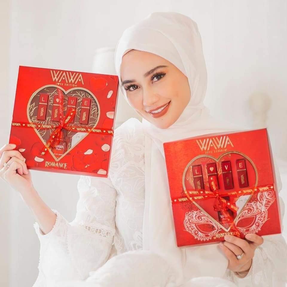 [READY STOCK!] WAWA COSMETICS LOVE EDITION (ORI!) Shopee Malaysia