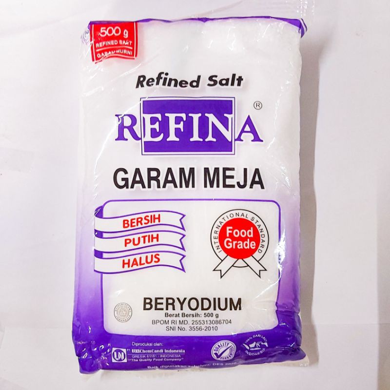 Refina Table Salt 500g Shopee Malaysia
