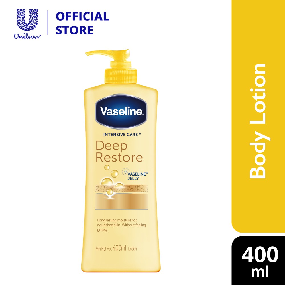 Vaseline Intensive Care Lotion Deep Restore (400ml) Shopee Malaysia