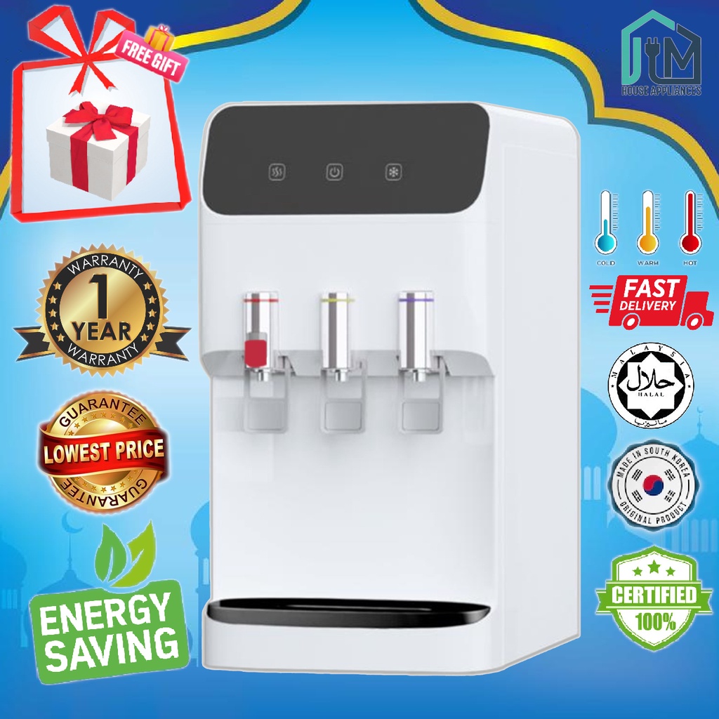 ALKALINE WATER DISPENSER HOT COLD AND NORMAL KOREA HALAL DISPENSER AIR