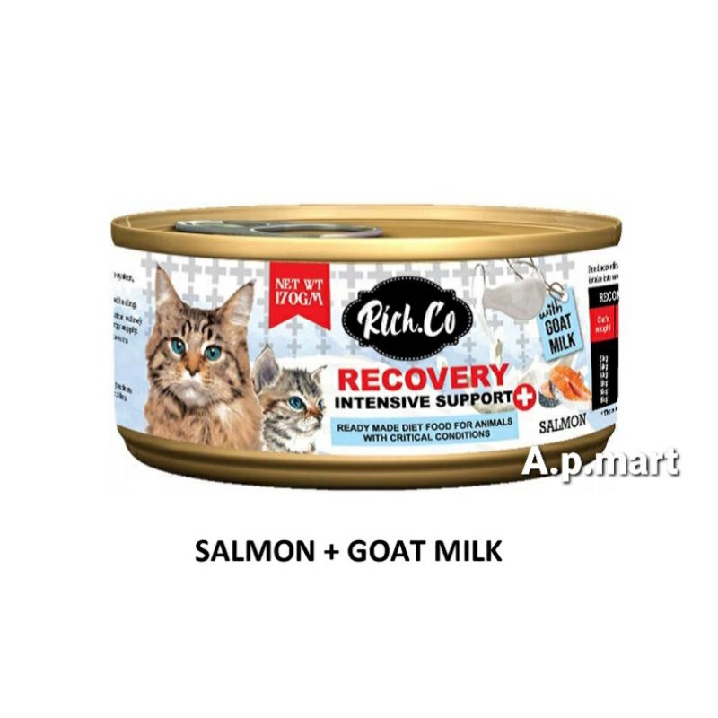Rico.Co Cat Tin Food Recovery Intensive Support White Goat Milk and