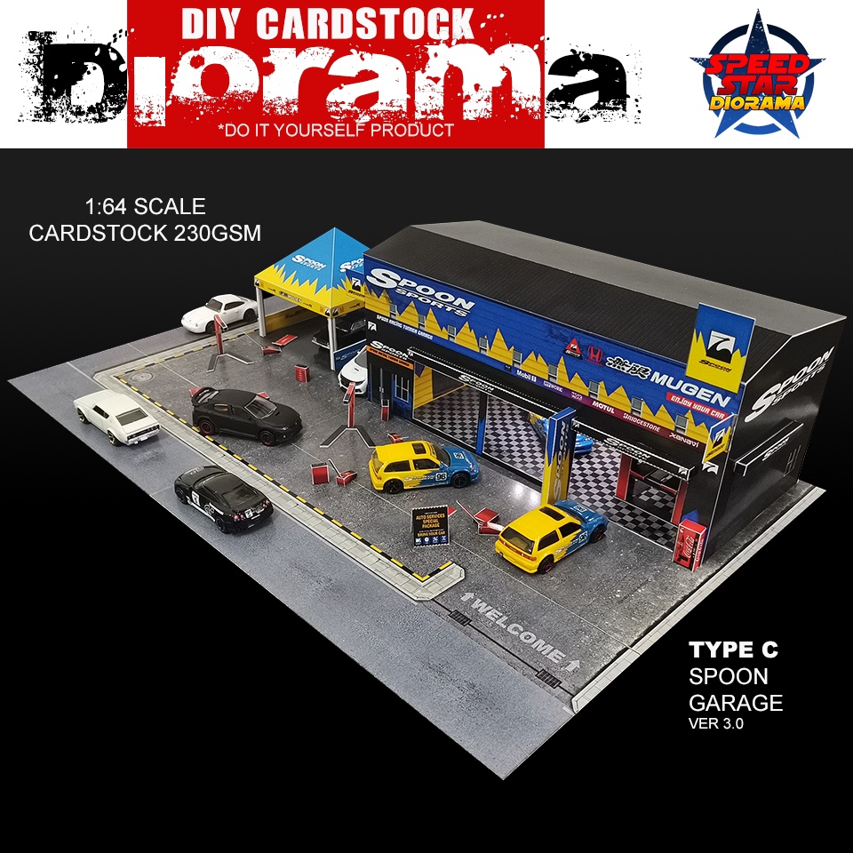 1/64 SPOON SPORTS GARAGE Shopee Malaysia