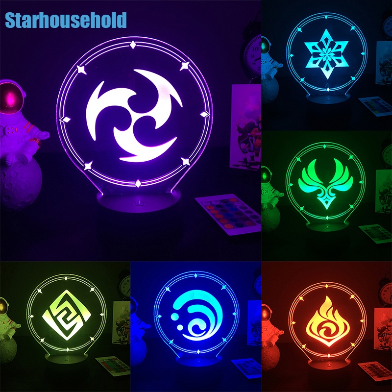 Genshin impact Lamp 3D Lighting Led Lamp Table Lamps Genshin impact eye