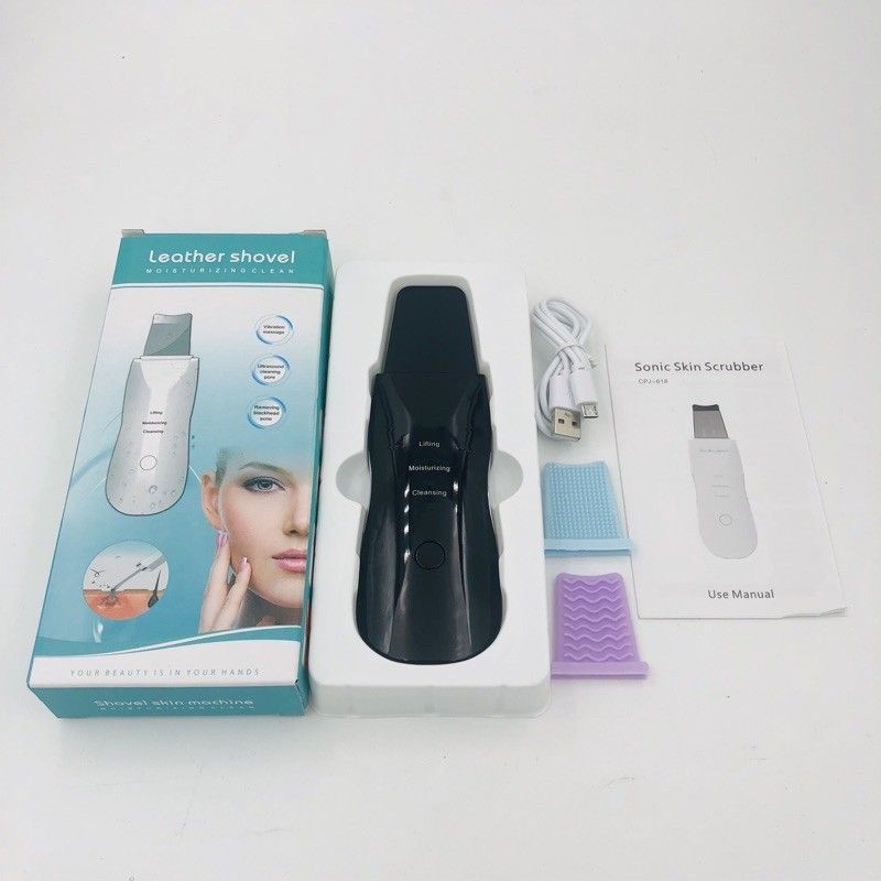 Ultrasonic Vibrate Skin Scrubber Deep Face Cleaning Machine USB