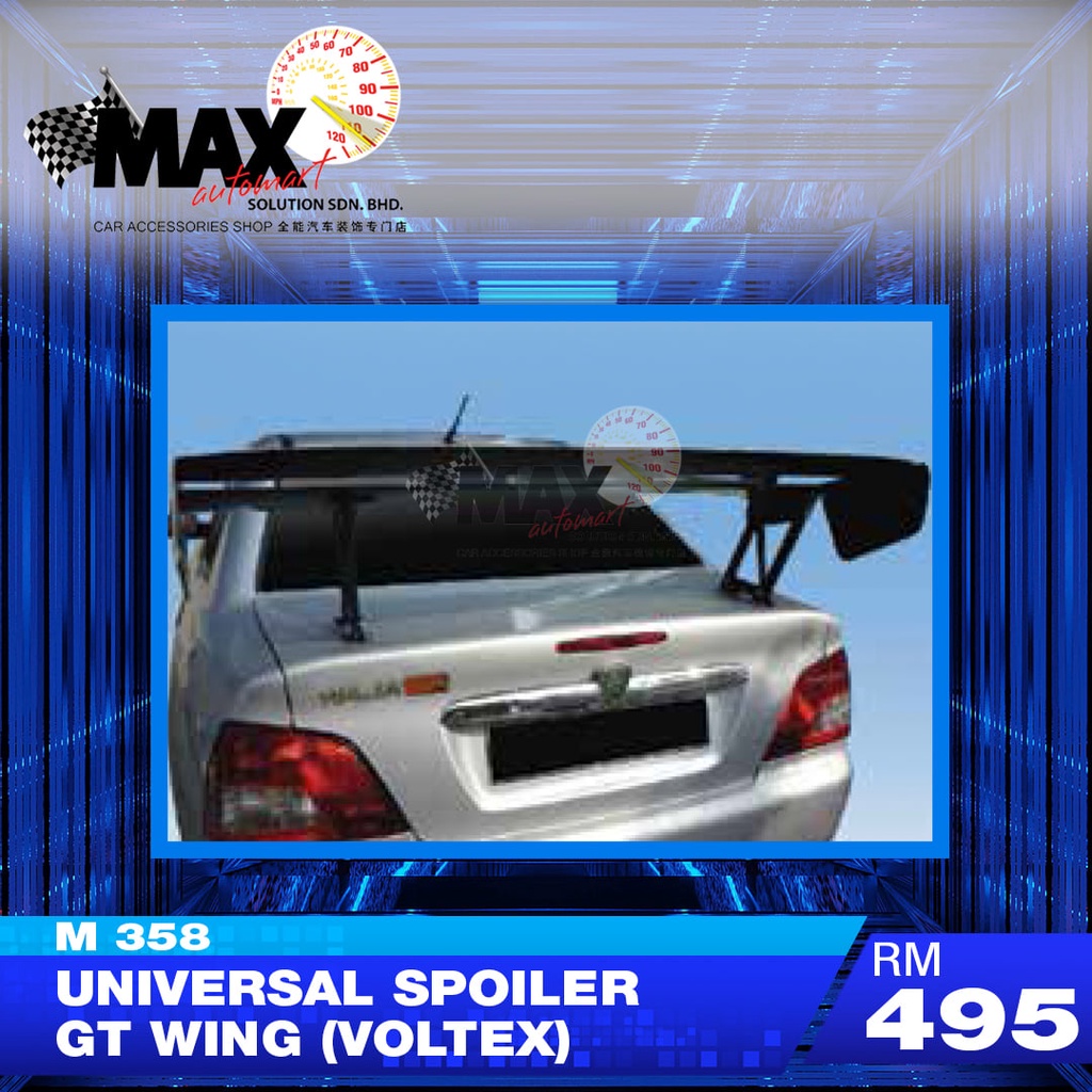 M358 UNIVERSAL SPOILER GT WING VOLTEX Shopee Malaysia