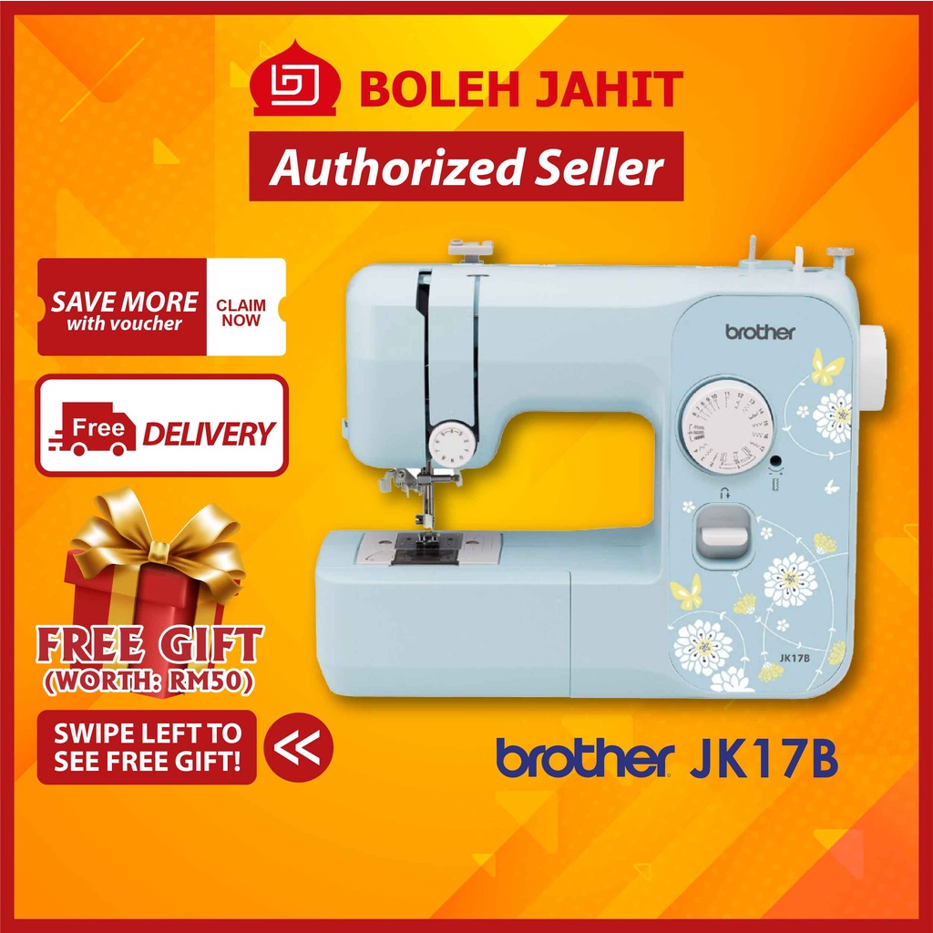Brother JK17B Basic Home Sewing Machine Shopee Malaysia