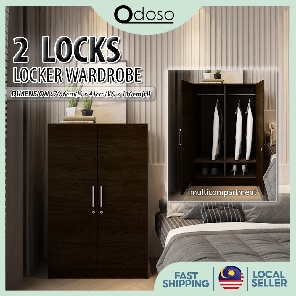 HP067 Hostel Wardrobe with 2 Locks (Follow Labour Law)Small Room