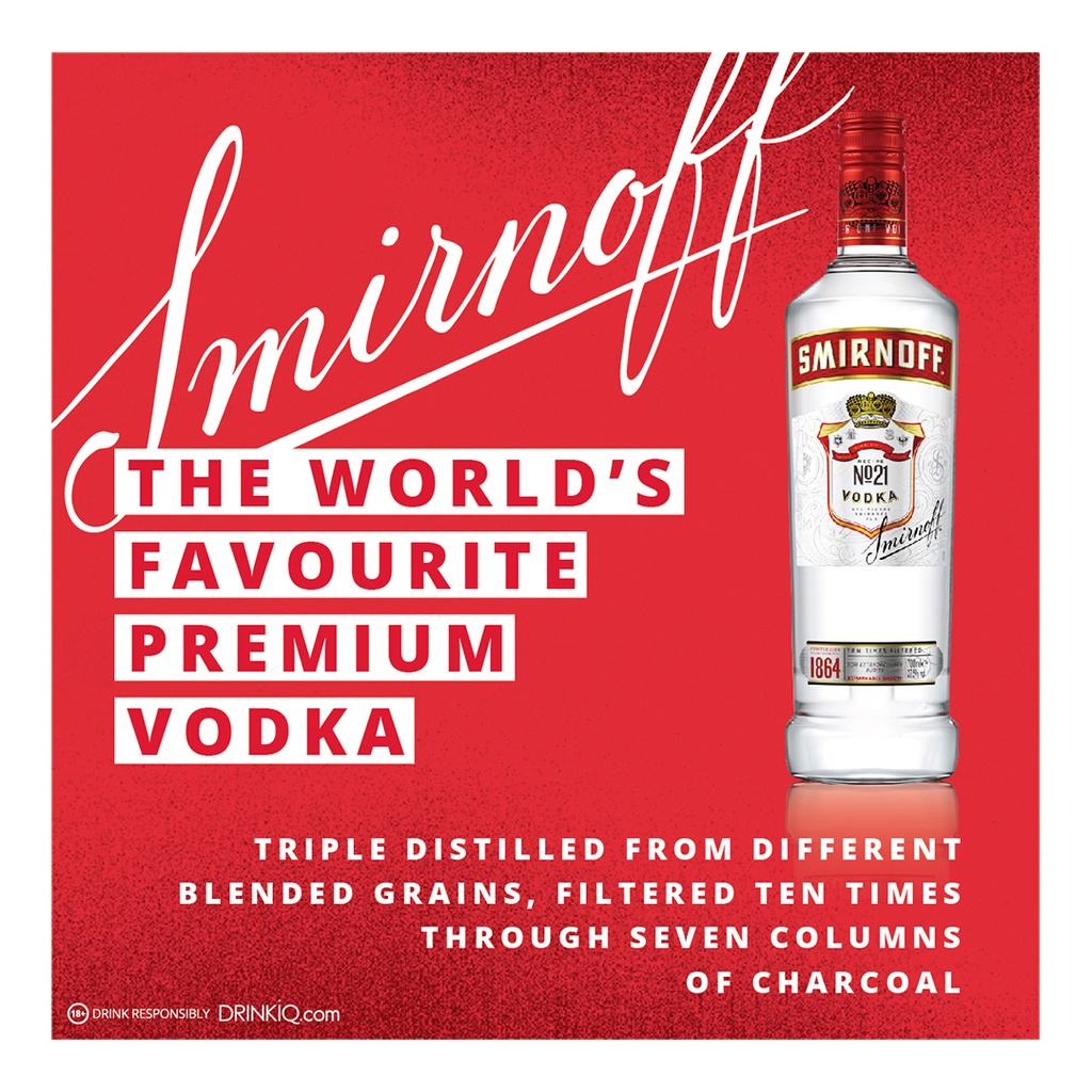 Smirnoff No 21 Vodka (70cl/700ml) Shopee Malaysia