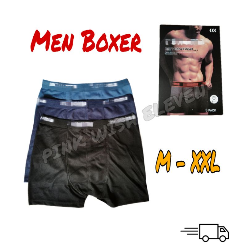 Men Boxer Innerwear Seluar Boxer Lelaki Men Underwear Shopee Malaysia