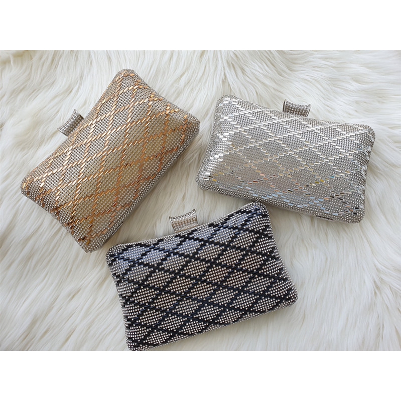 Elegant Sling Bag/Small Size Party Clutch/Diamond Crystal
