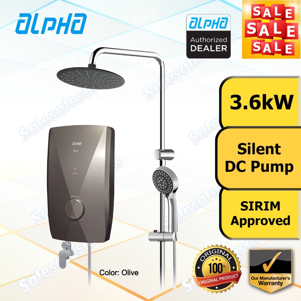 【DC Pump Rainshower】 Rubine / ELBA / Alpha / Midea / Toshiba Instant