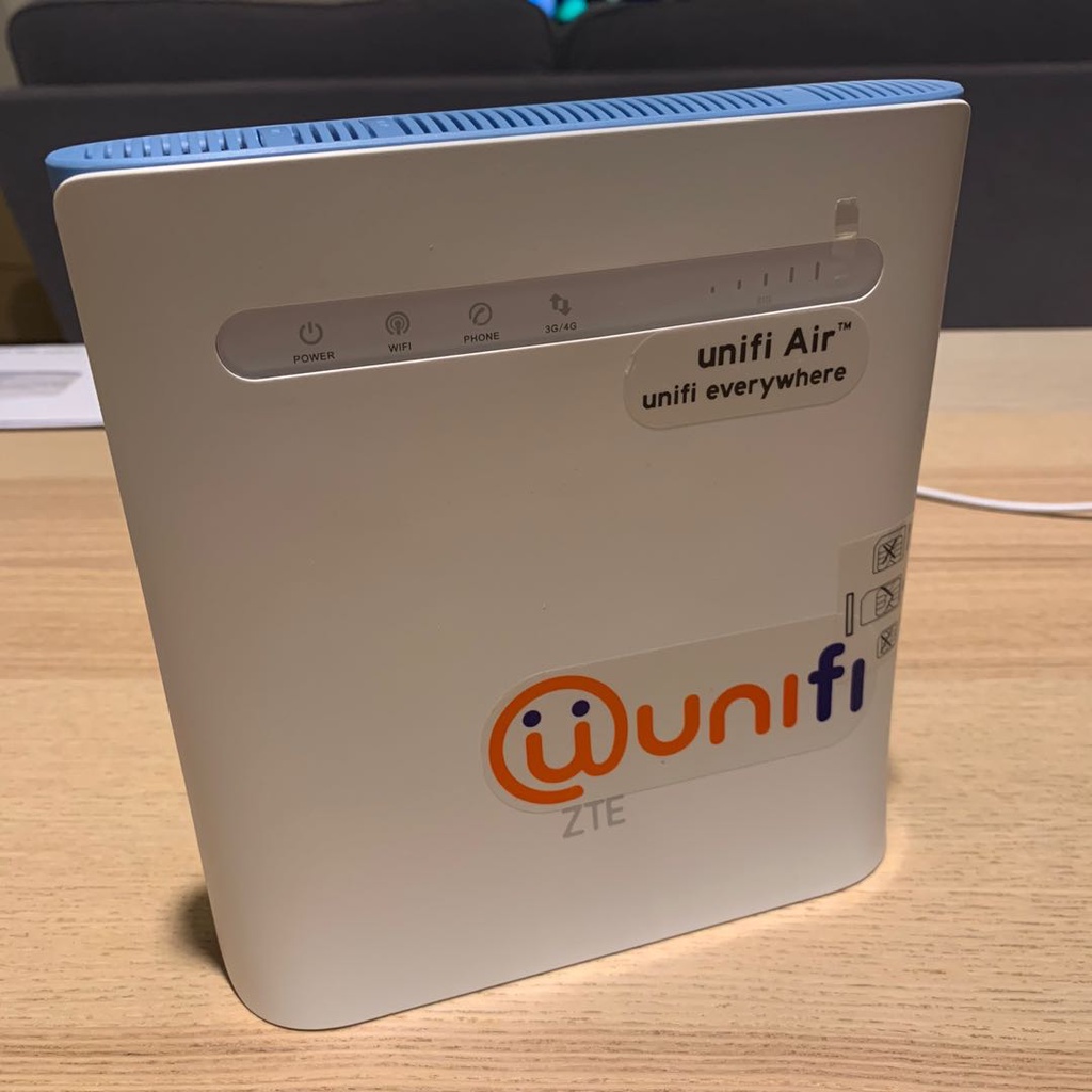 ZTE MF 286C 4G Wireless Router Only support for unifi air/ unifi mobile