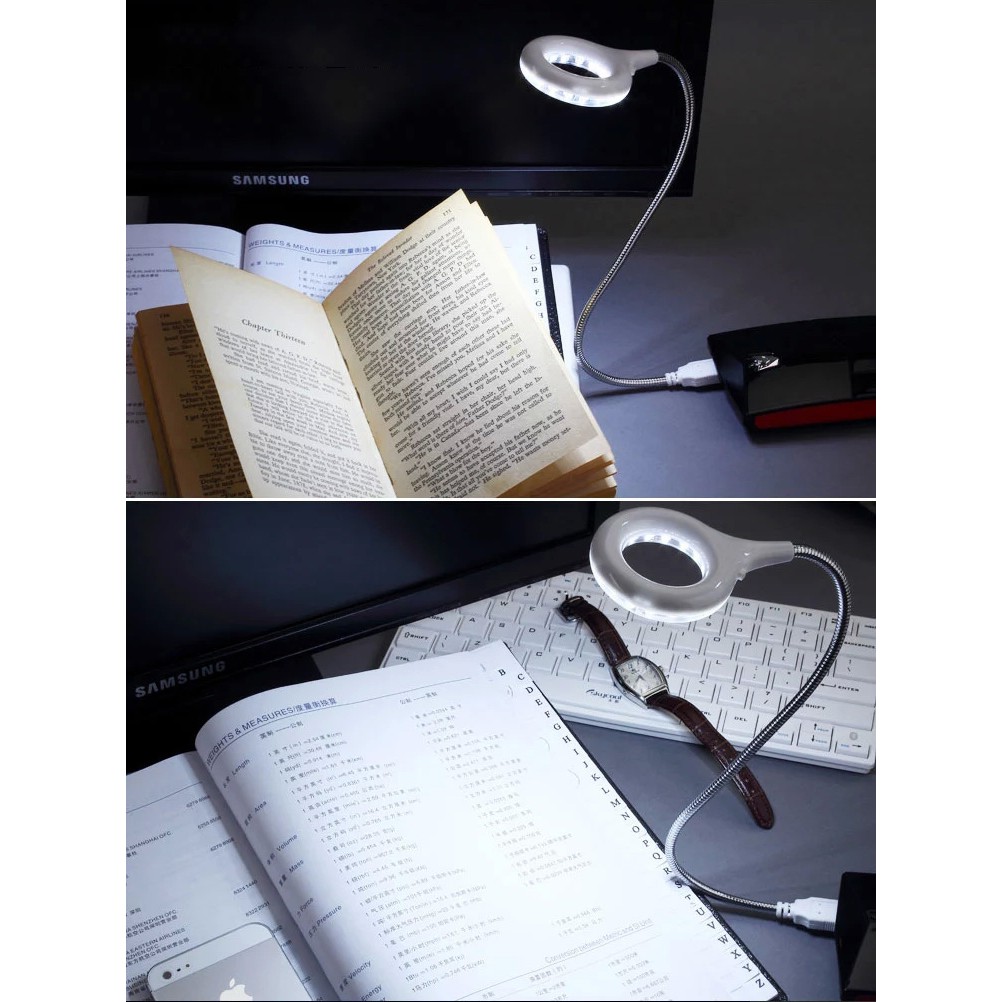Flexible USB Led Light For Laptop 18 LED Light Computer Lamp Book