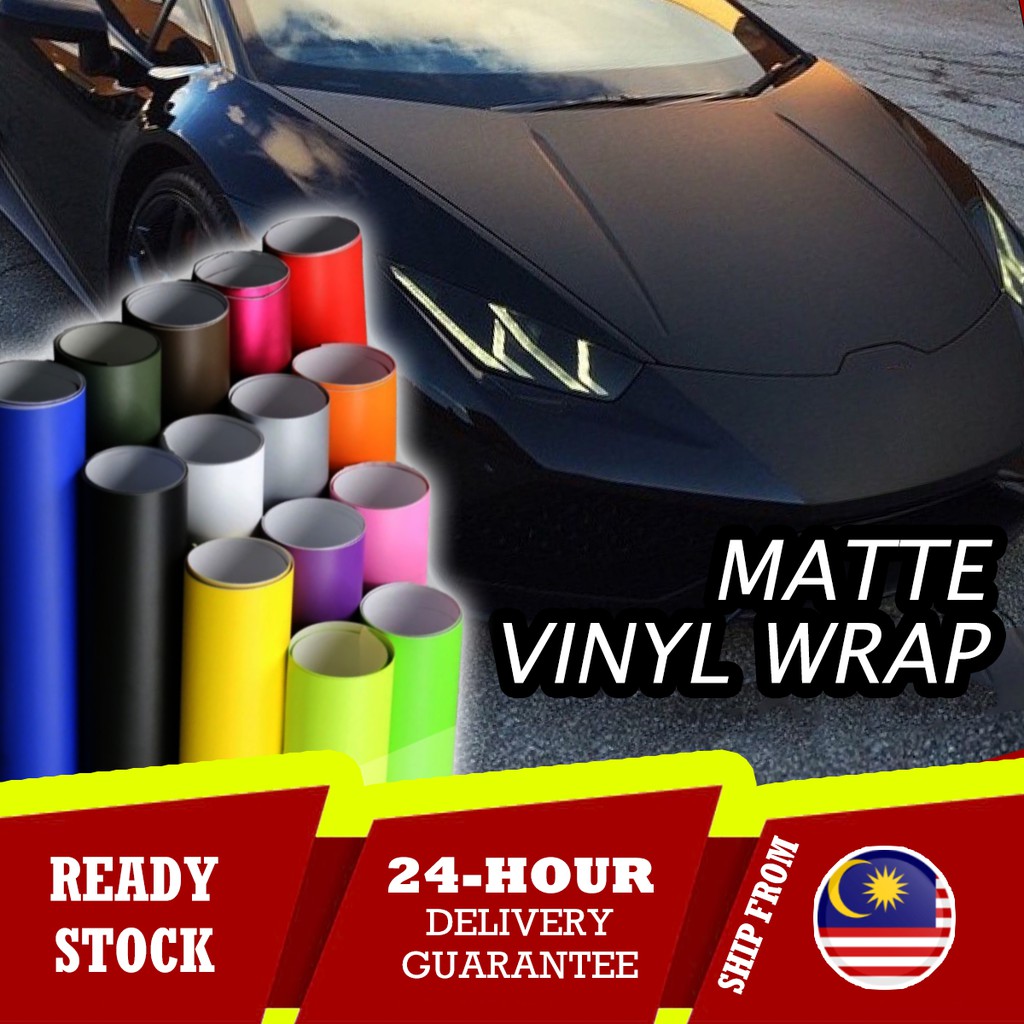 [1.52M*9M] Matte Vinyl Sheet Wrap Sticker Film Paper Decal Car