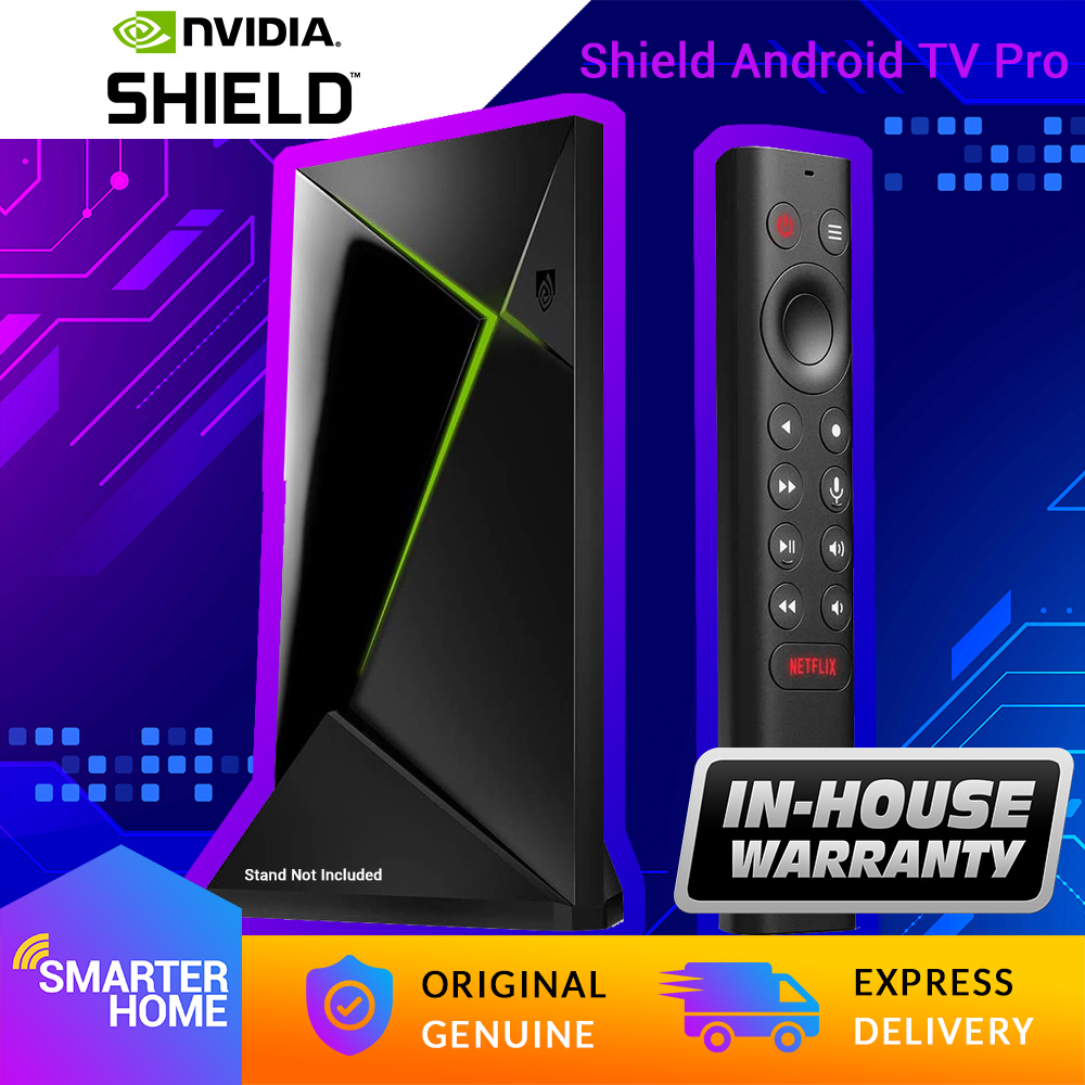 NVIDIA Shield Android TV Pro 4K HDR Streaming Media Player; High
