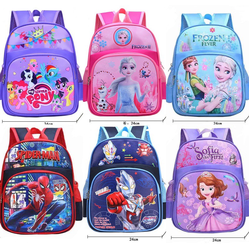 🔥Ready Stock Preschool Kids Children Nursery School Bag Kindergarten Backpack Beg Sekolah