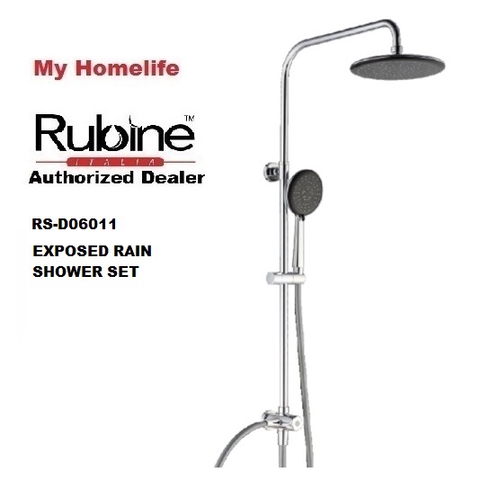 RUBINE EXPOSED RAIN SHOWER SET RSD06011 Shopee Malaysia