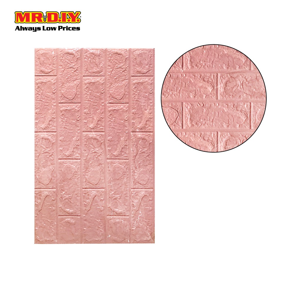 MR.DIY 3D Foam Brick Wall Sticker (70cm x 77cm) Shopee Malaysia