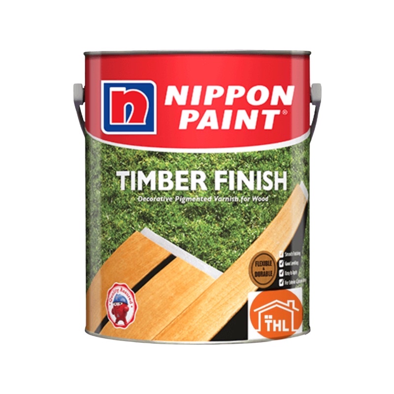 Nippon Timber Finish Clear Coat 5L Shopee Malaysia