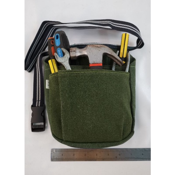 Heavy duty Nail Pouch Bag With 2.5cm Clip(Made in Malaysia) Shopee