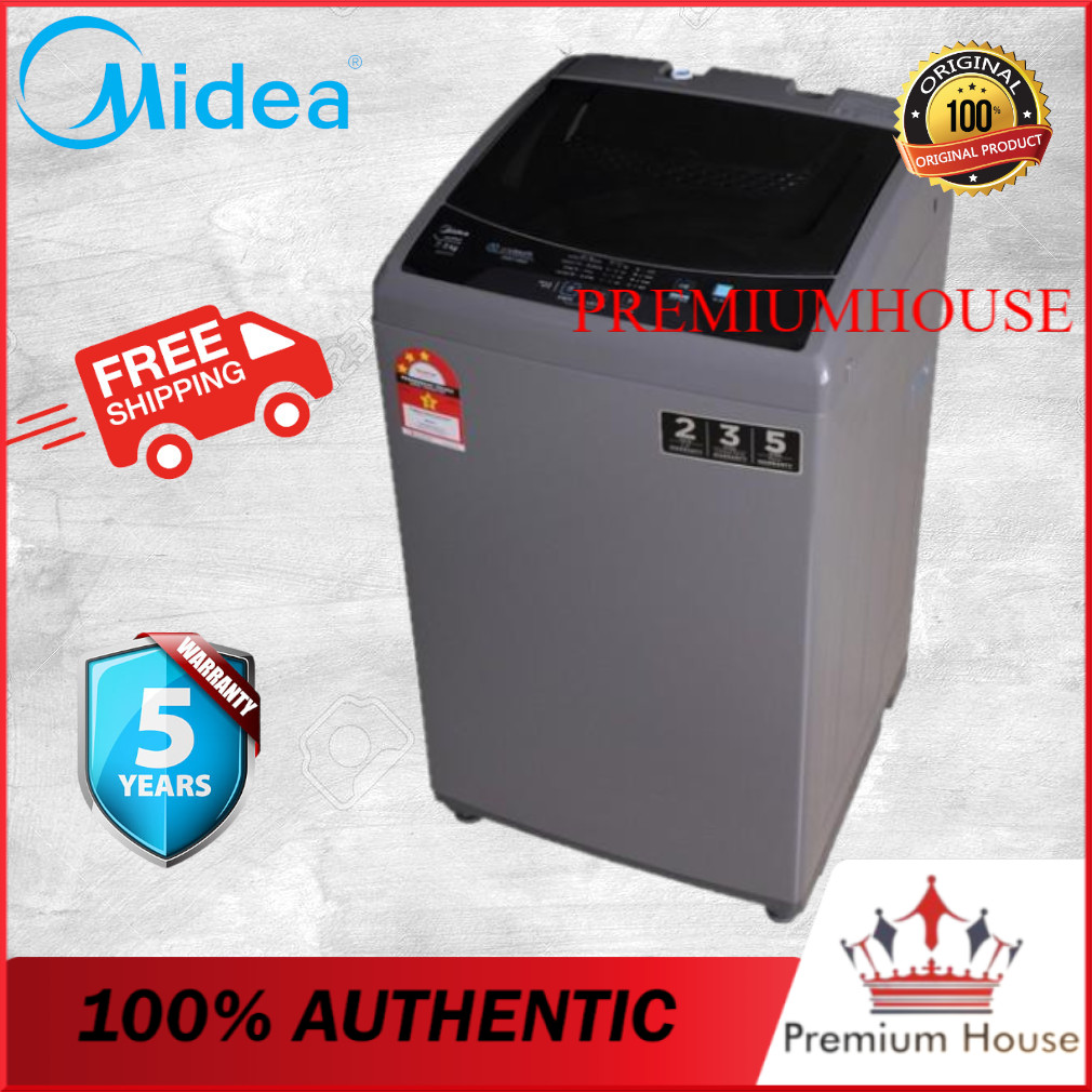 【Ready Stock】Midea 7.5KG Fully Auto Washer Washing Machine MFWE75S