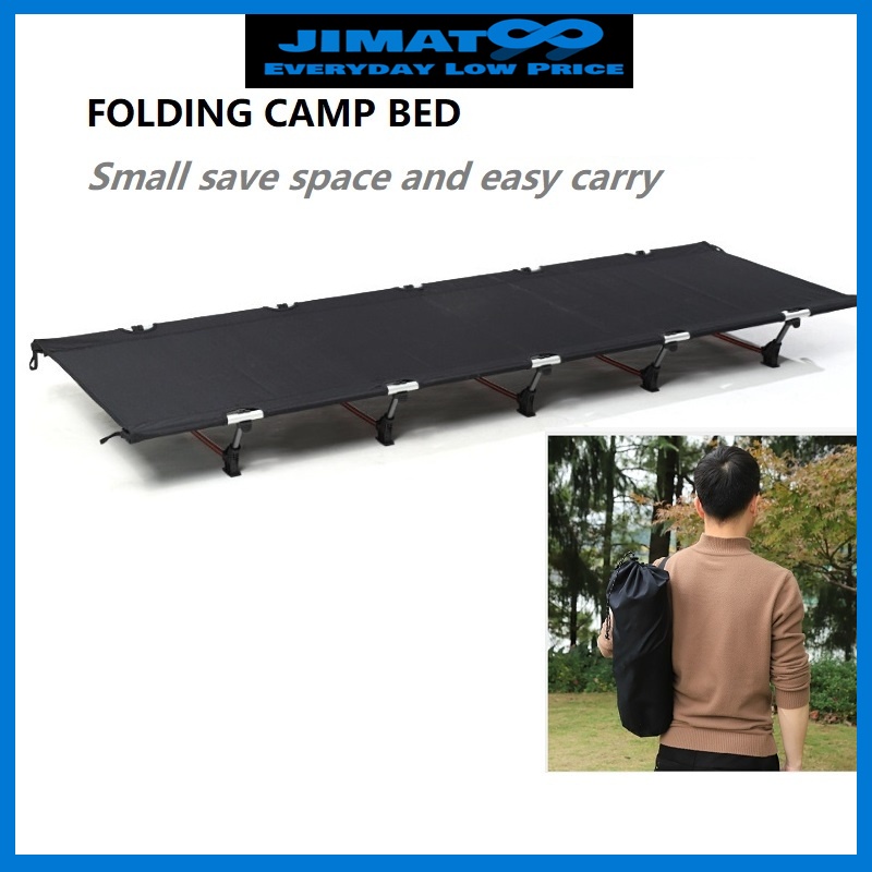 New Camping Cot Folding Camp Bed Ultralight 2.2kg Folding Bed Outdoor