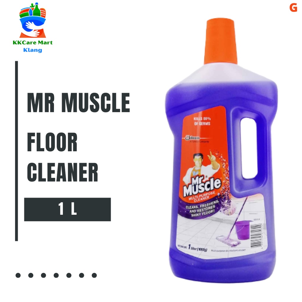 Mr Muscle Floor Cleaner Lavender 1L Shopee Malaysia