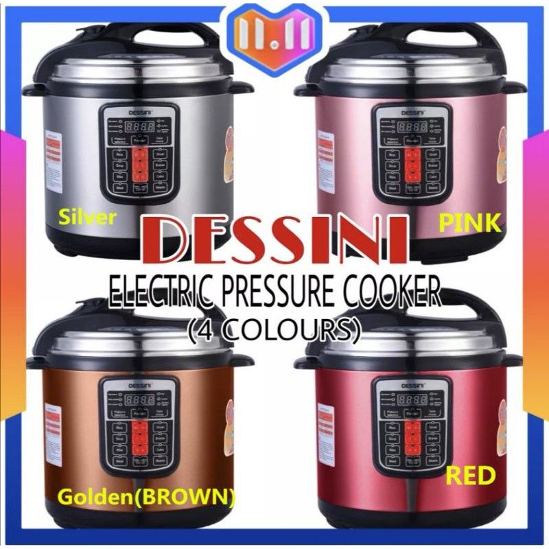 PRE ORDER Osh Dessini 15 Button 6L Pressure CookerDessini Pressure