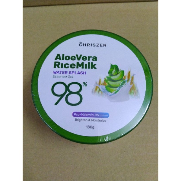 CHRISZEN 98 ALOE VERA & RICE MILK WATER SPLASH 180G Shopee Malaysia