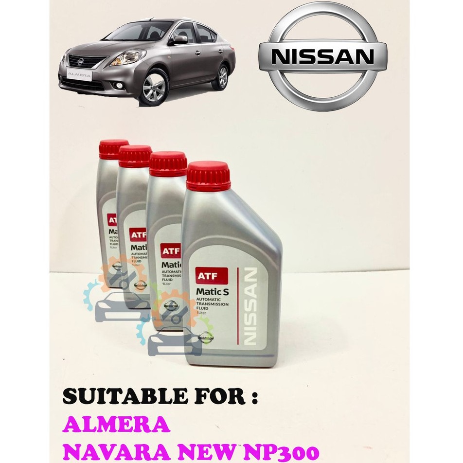 Nissan ATF MaticS KLE2400001 1L Auto Transmission Fluid Almera Navara