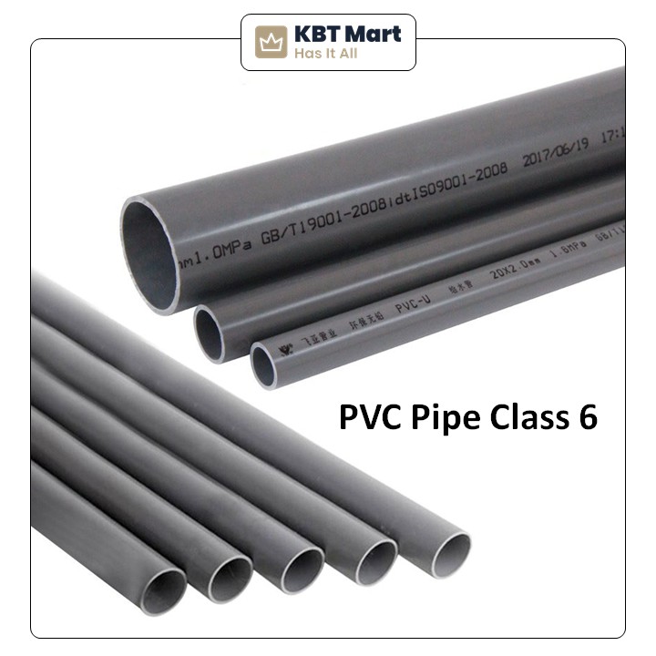 [ 1 Lenght ] PVC Pipe Air PVC Kelabu PVC Water Pipe 1/2" 15MM 3/4" 20MM