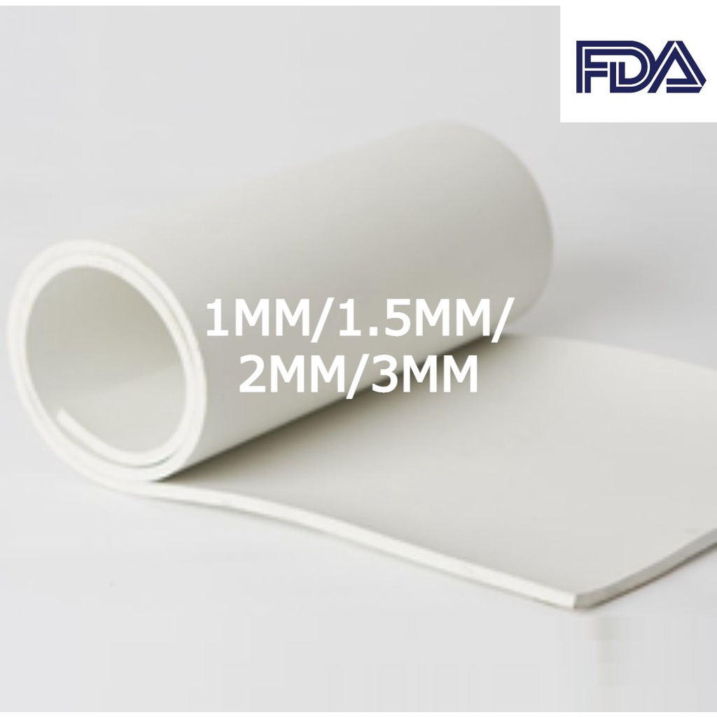 MaxxSeal FDA White Neoprene Rubber Sheet Food Grade Rubber Sheet